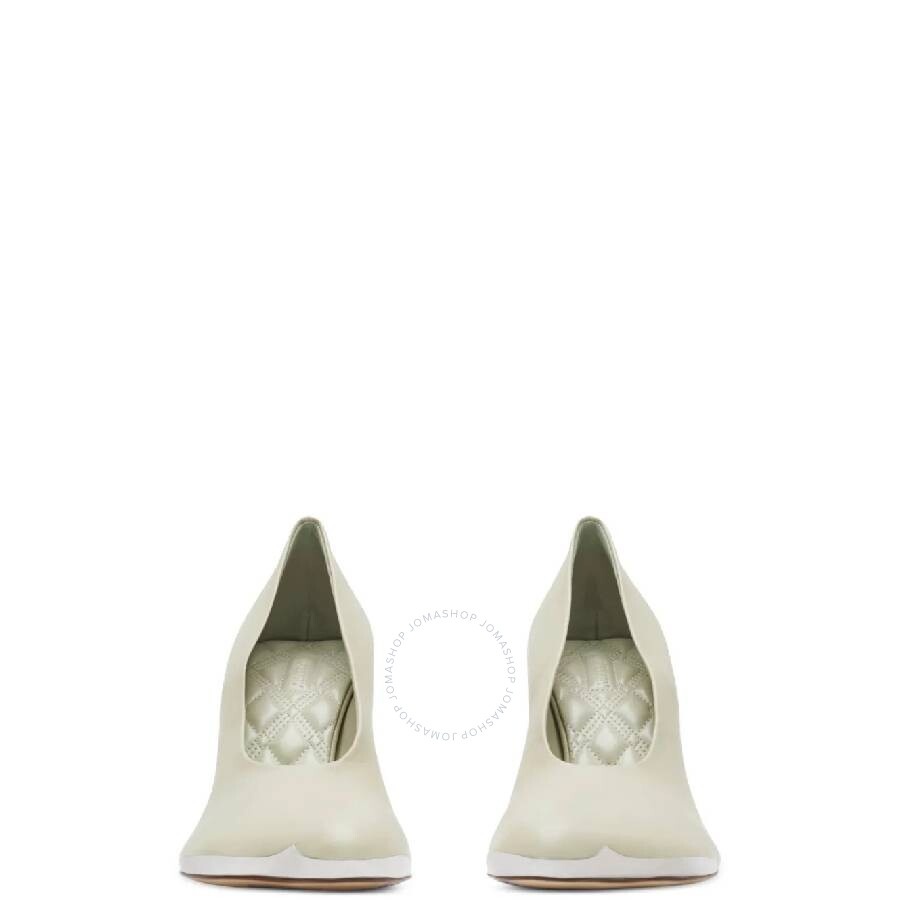 Burberry 90mm Leather Duck Pumps - 2