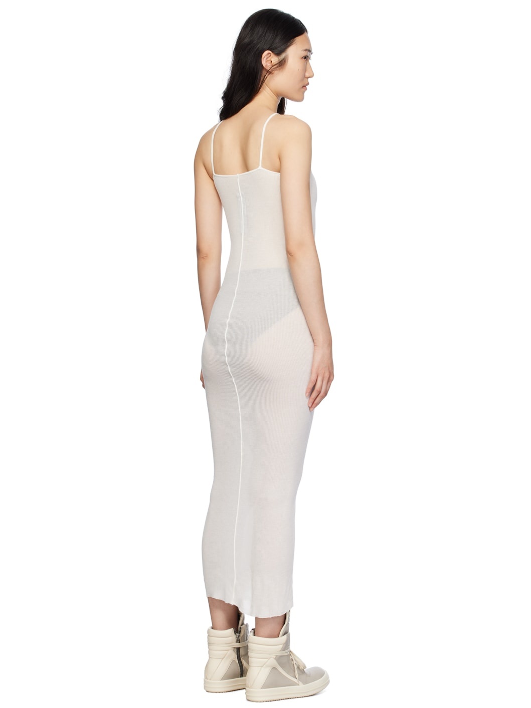White Skorpio Midi Dress - 3