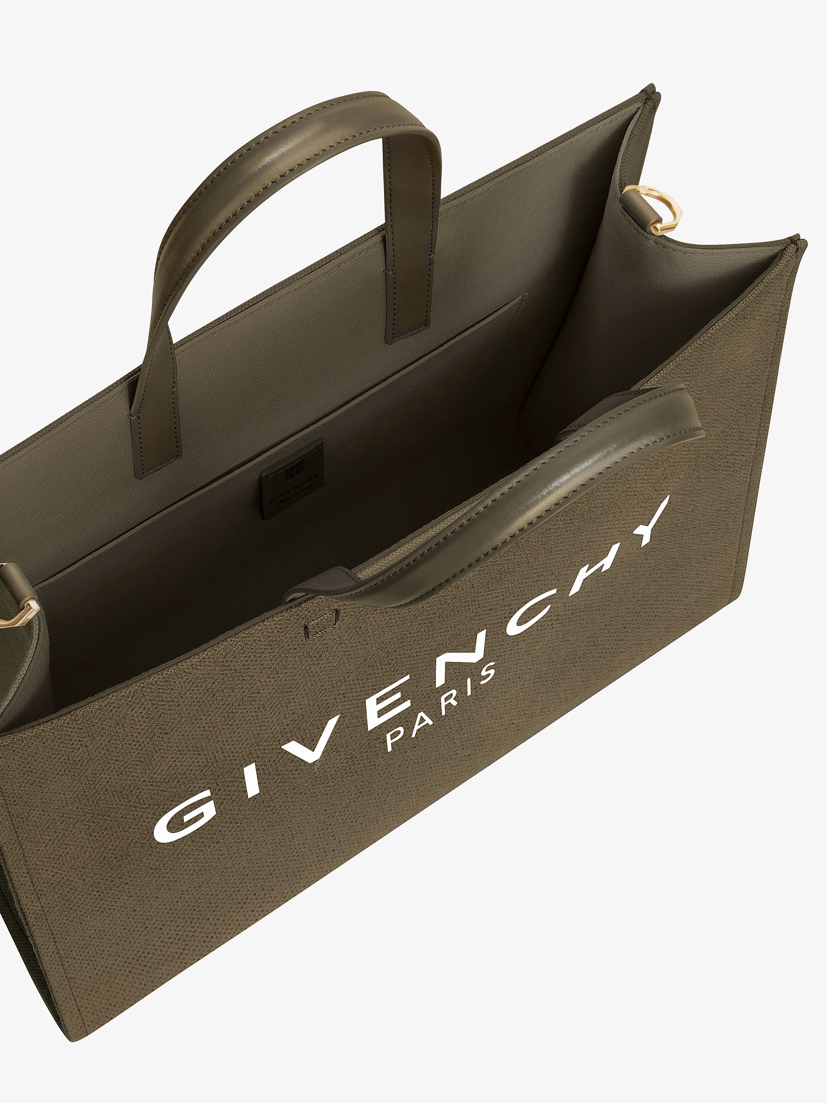 MEDIUM G-TOTE SHOPPING BAG IN CANVAS - 5