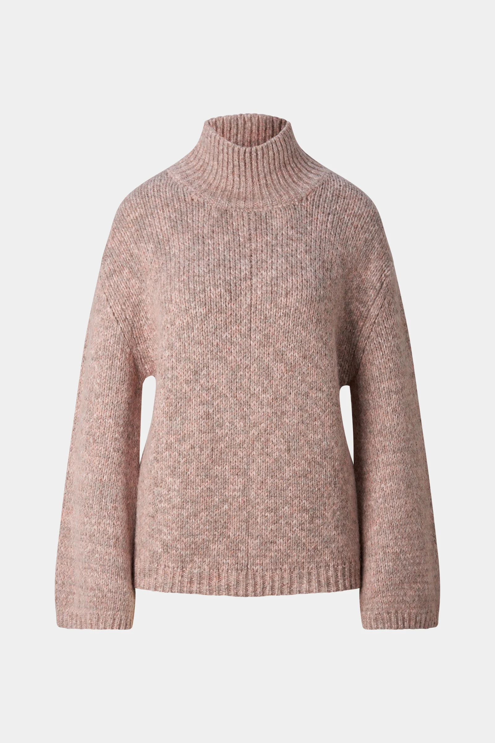 Svoni Alpacamix pullover in Rosé/Gray - 1
