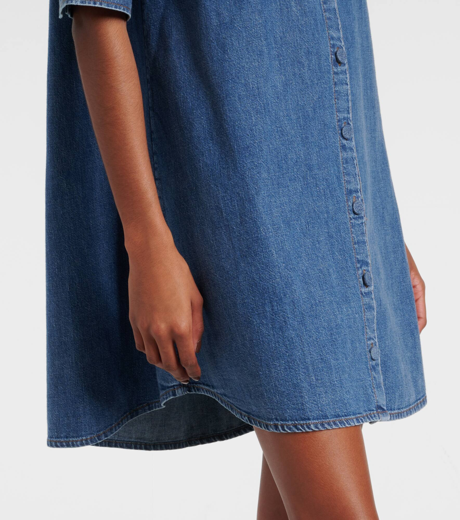 Play denim minidress - 5
