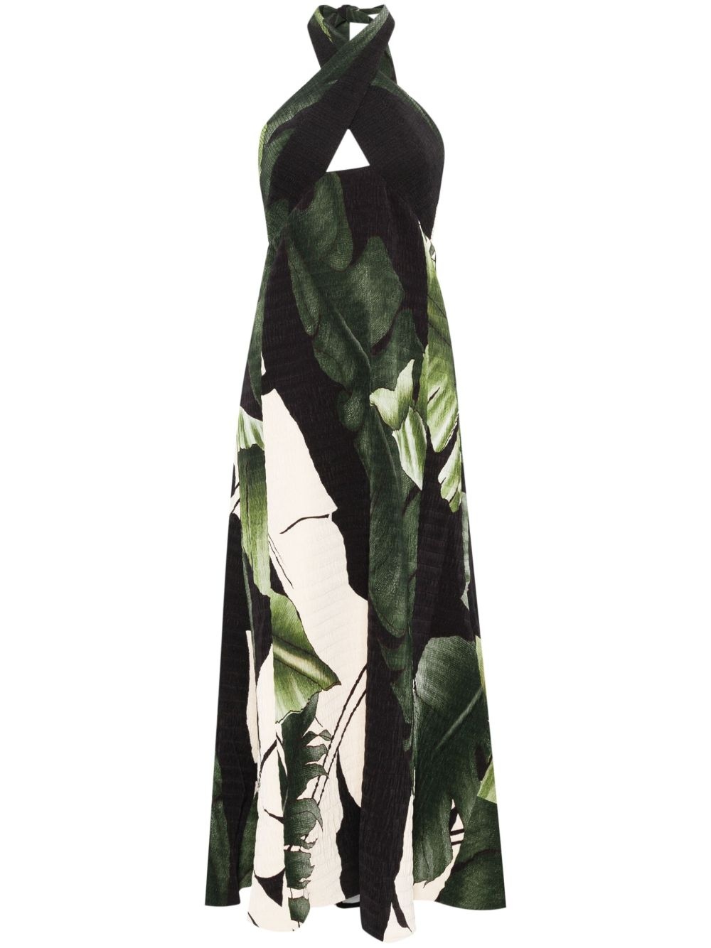 halterneck maxi dress - 1