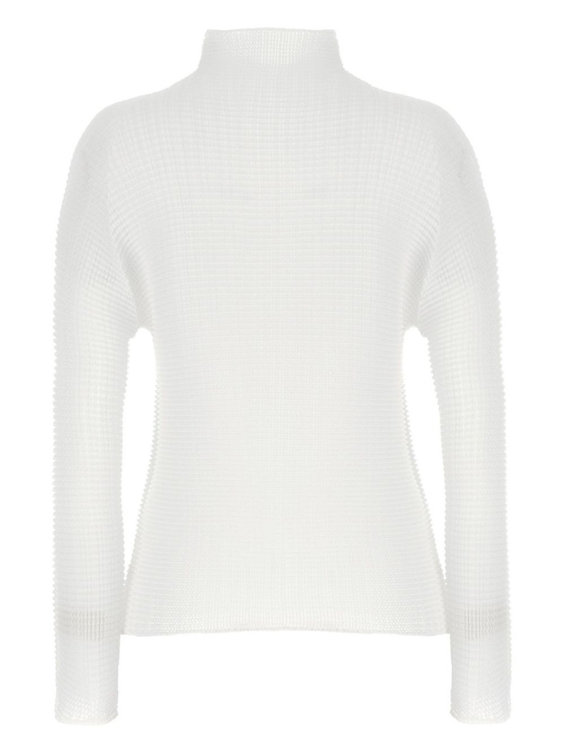 ISSEY MIYAKE high-neck top outlook