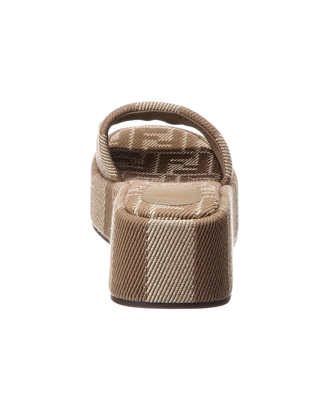 FENDI Sunshine Canvas Platform Sandal - 3