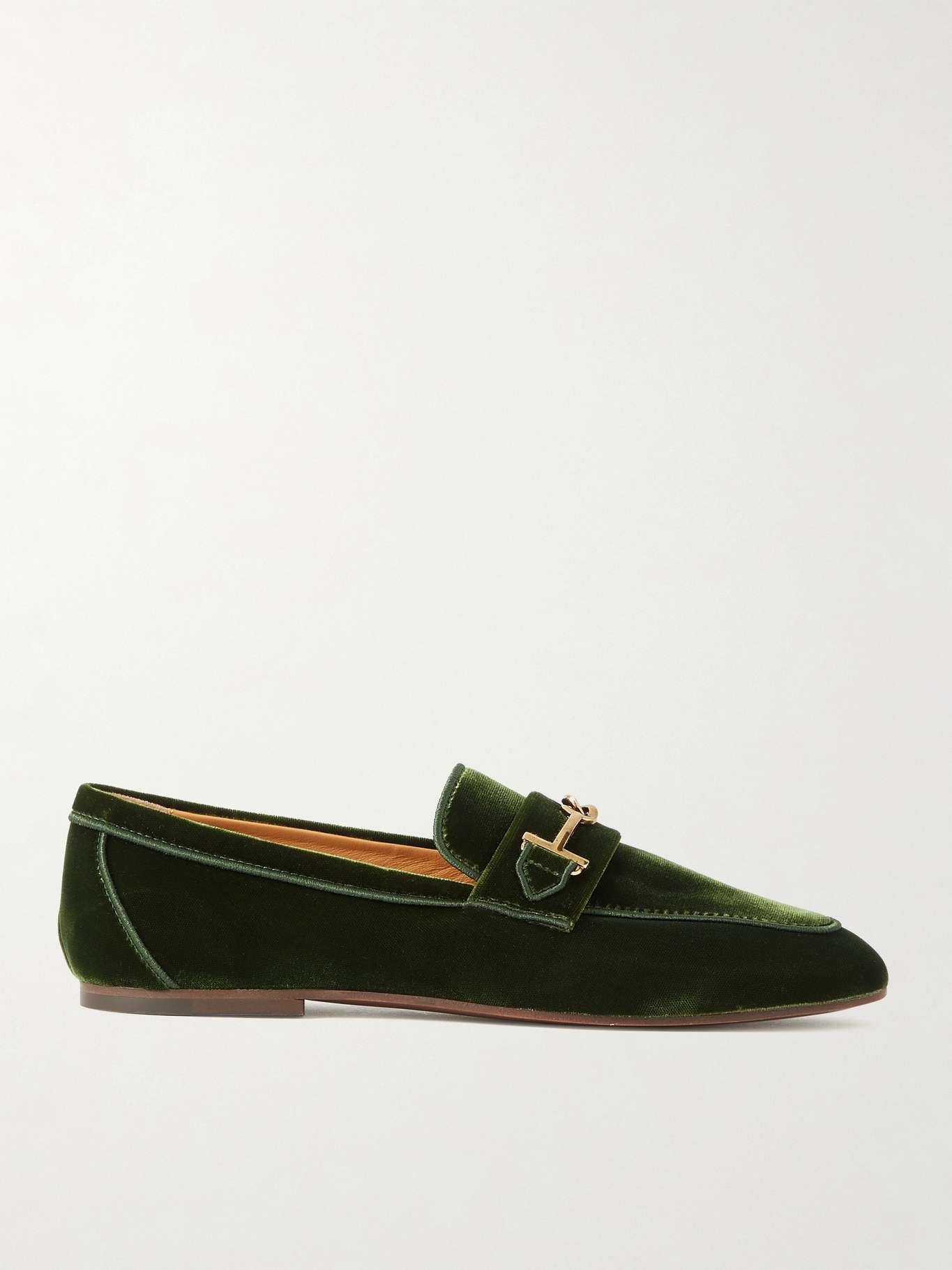 【 TOD'S 】 Velvet loafers ベルベットローファー Tod's Embellished velvet loafers | REVERSIBLE