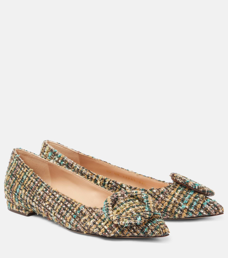 Venezia tweed ballet flats - 1