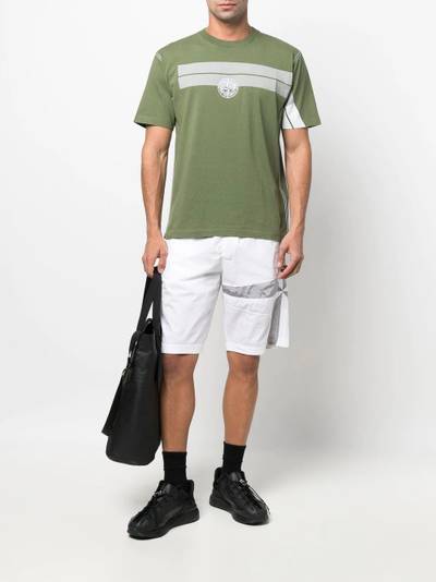 Stone Island logo-patch track shorts outlook