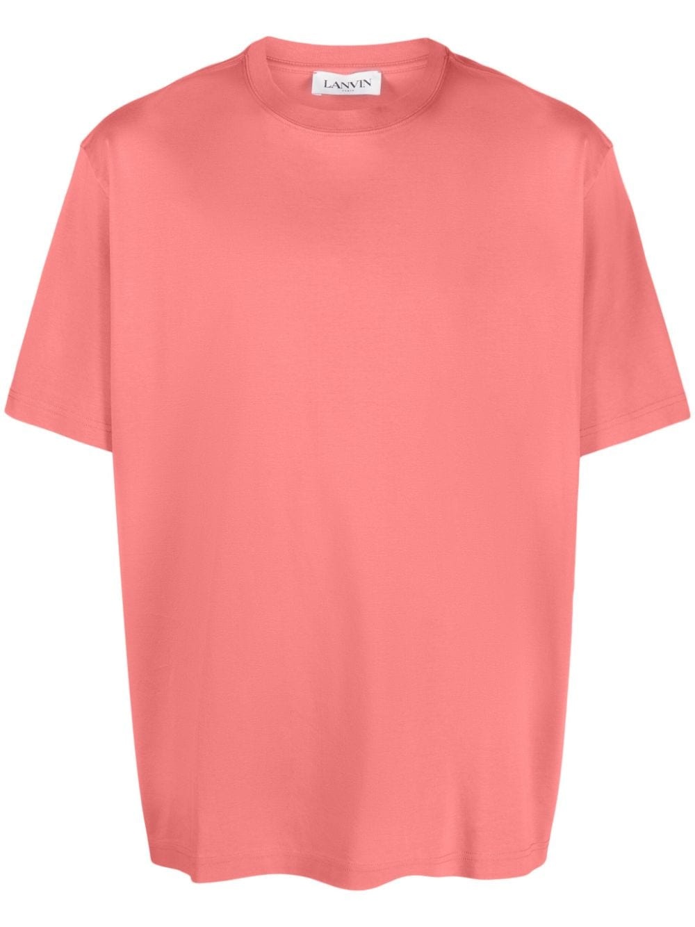 logo-embroidered cotton T-shirt - 1