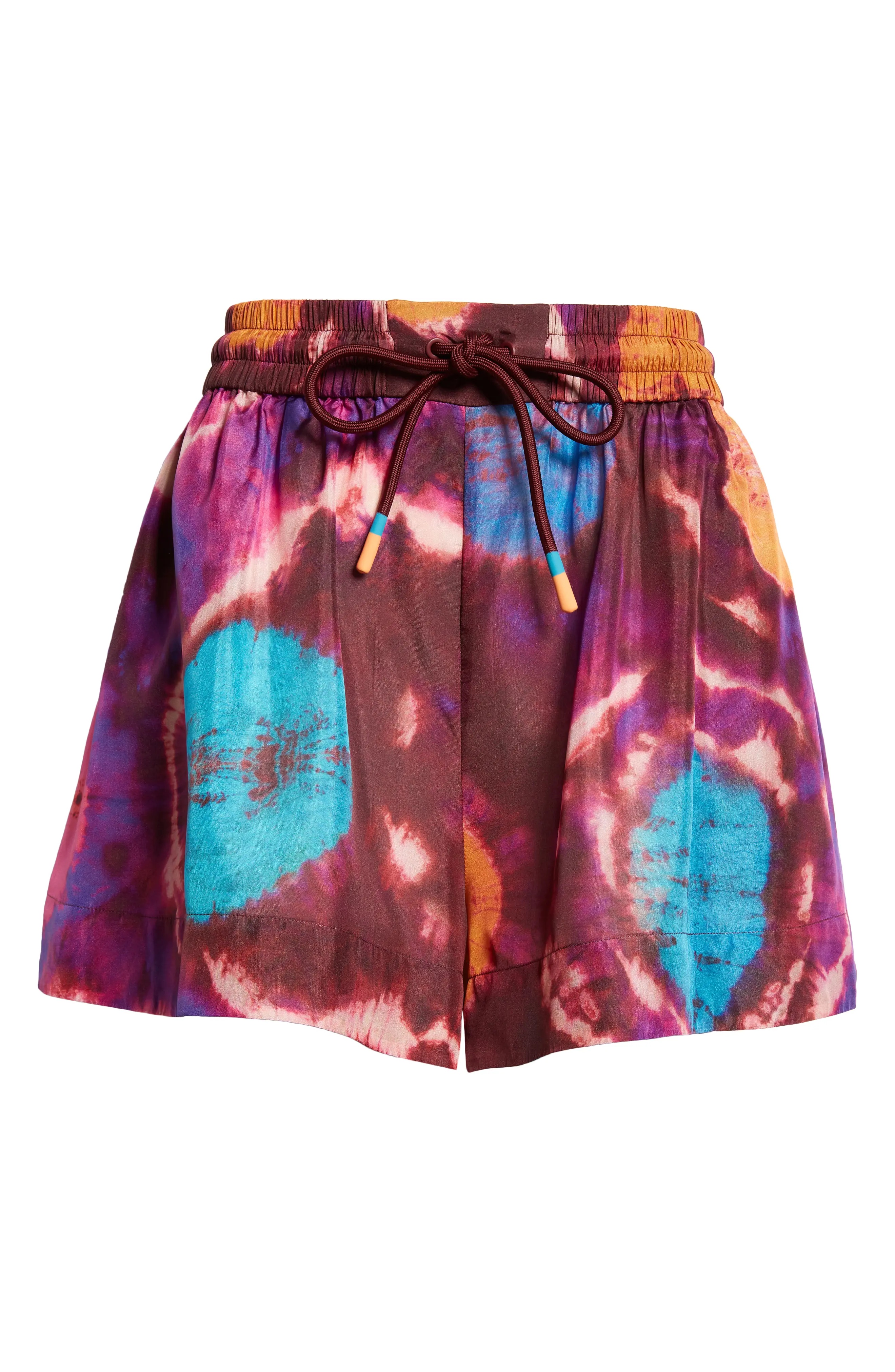 Acadian Tie Dye Silk Shorts - 5