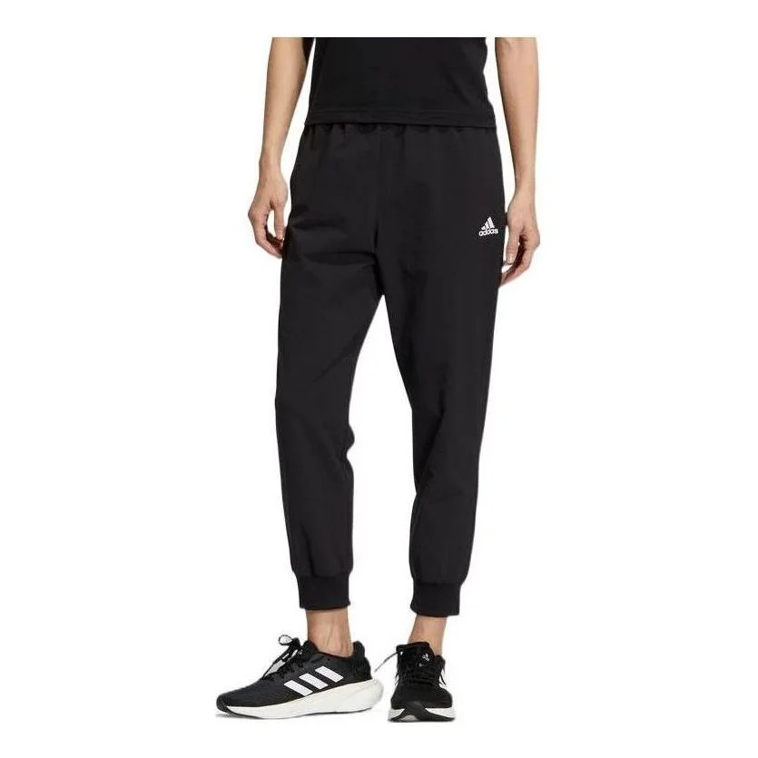 (WMNS) adidas Must Have 7/8 Woven Pants Asia Sizing 'Black' HM7080 - 1