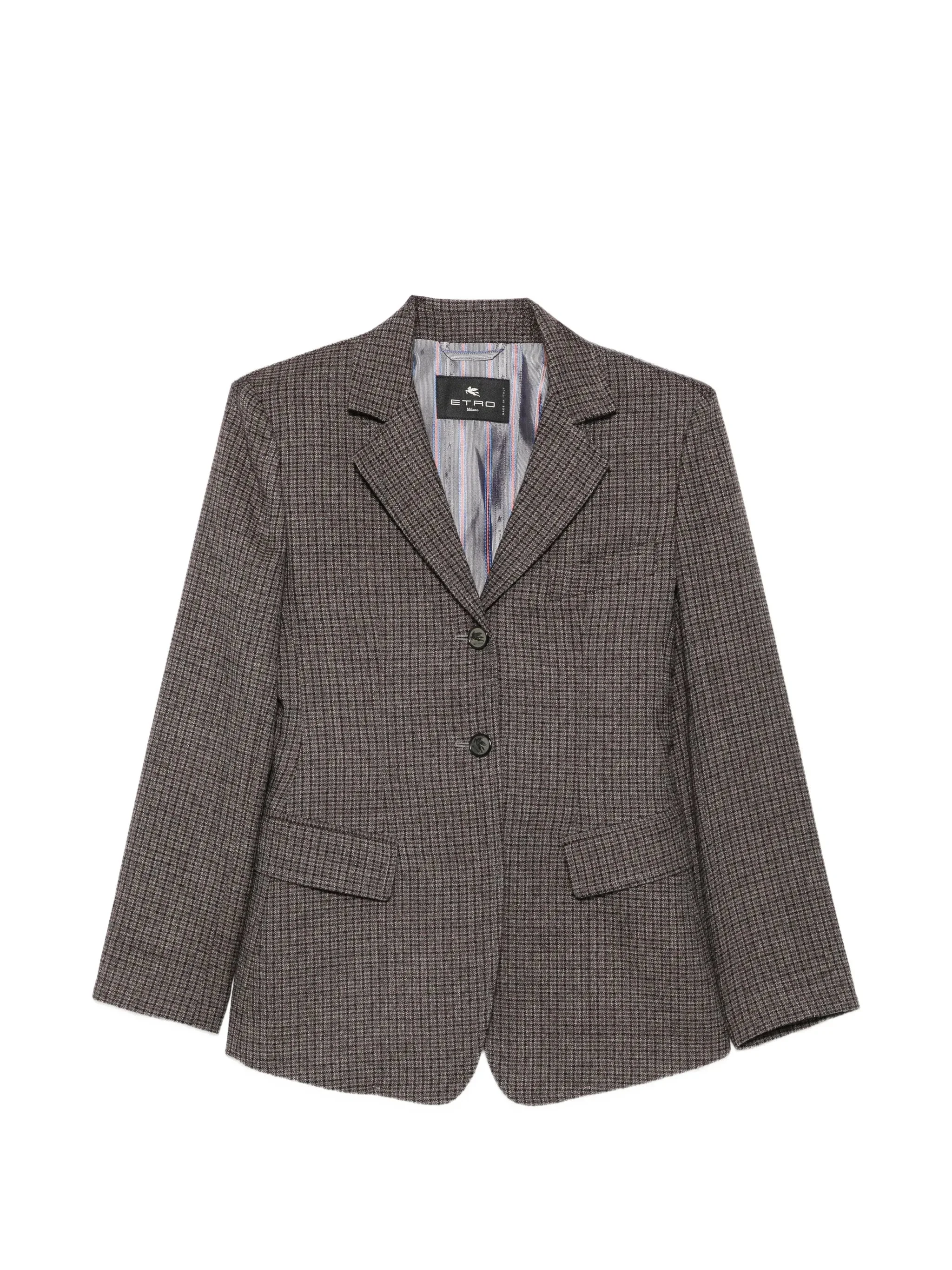Etro Patterned Single-breasted Jacket - 1