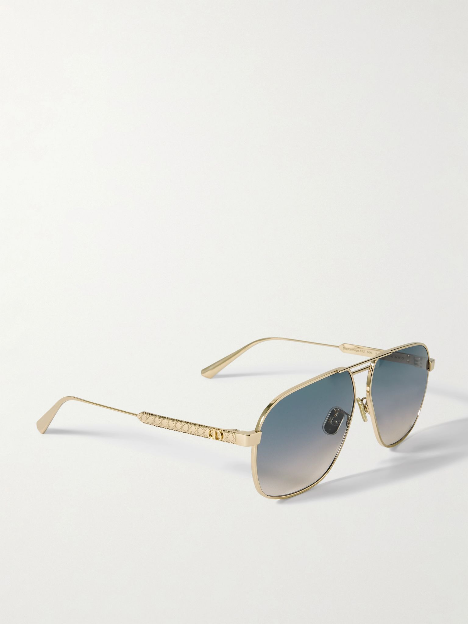 DiorCannage A3U aviator-style rose gold-tone sunglasses Rose gold - 3
