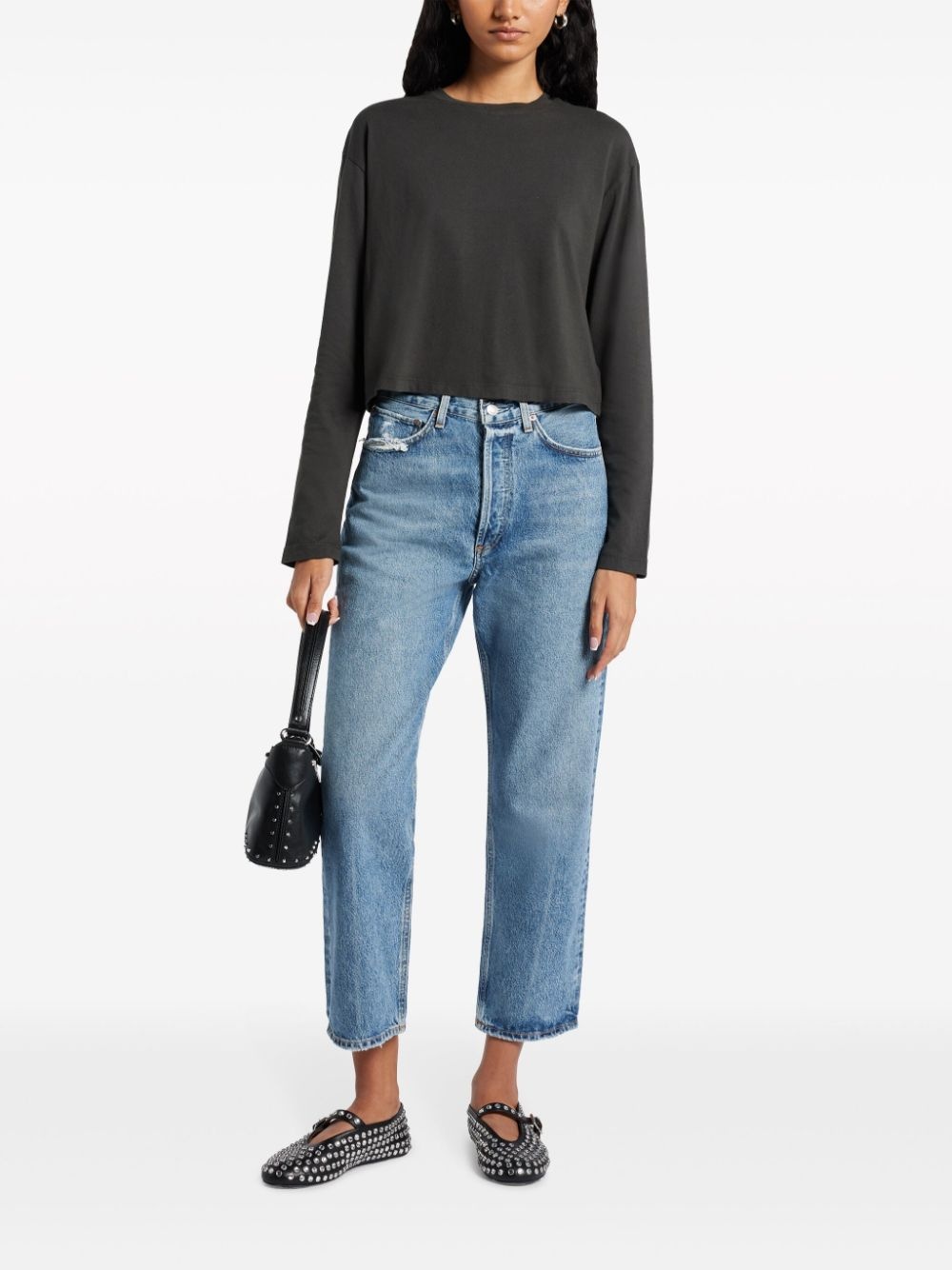 90s Crop straight-leg jeans - 2