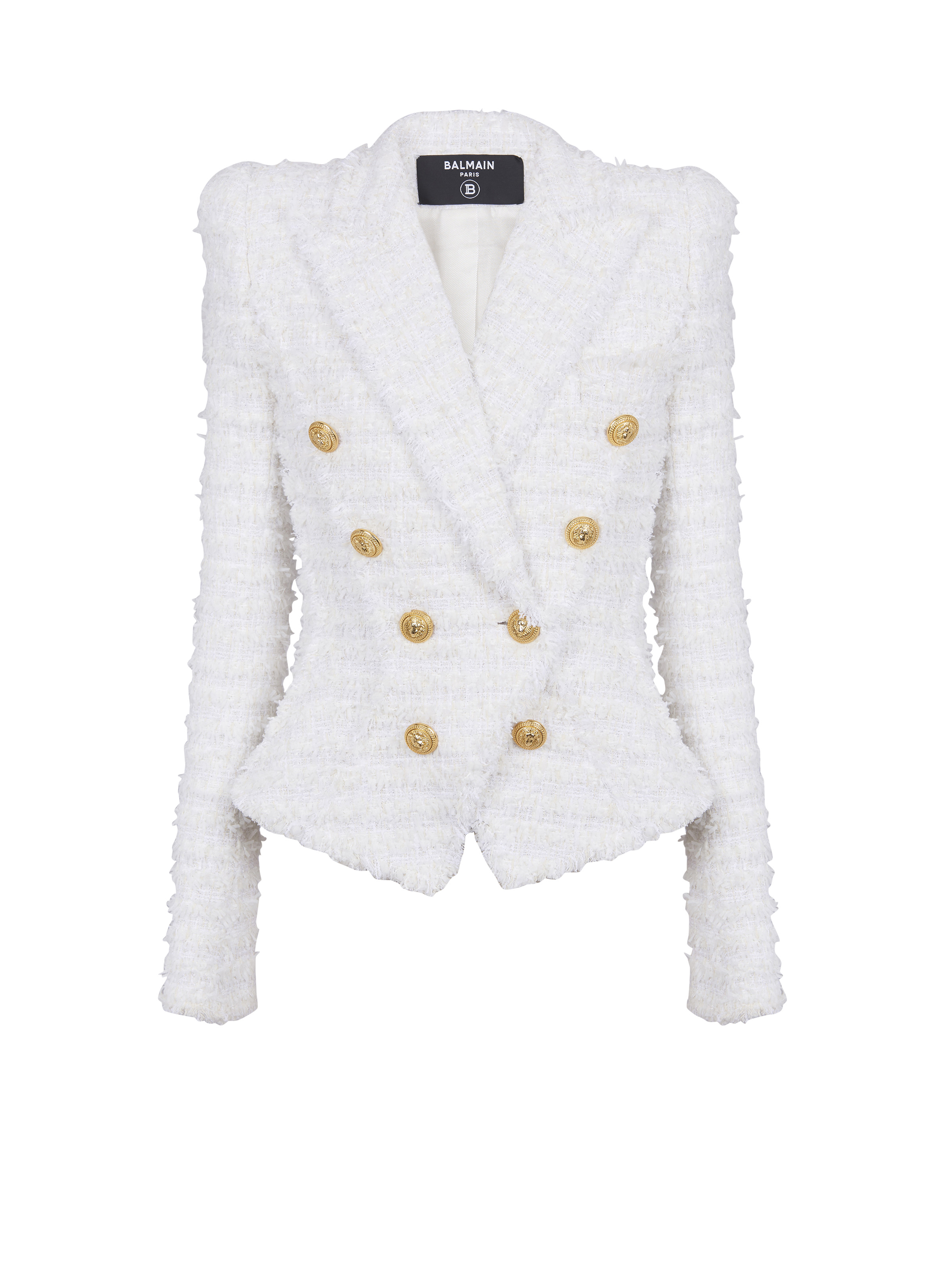 Slim-fit tweed jacket - 1