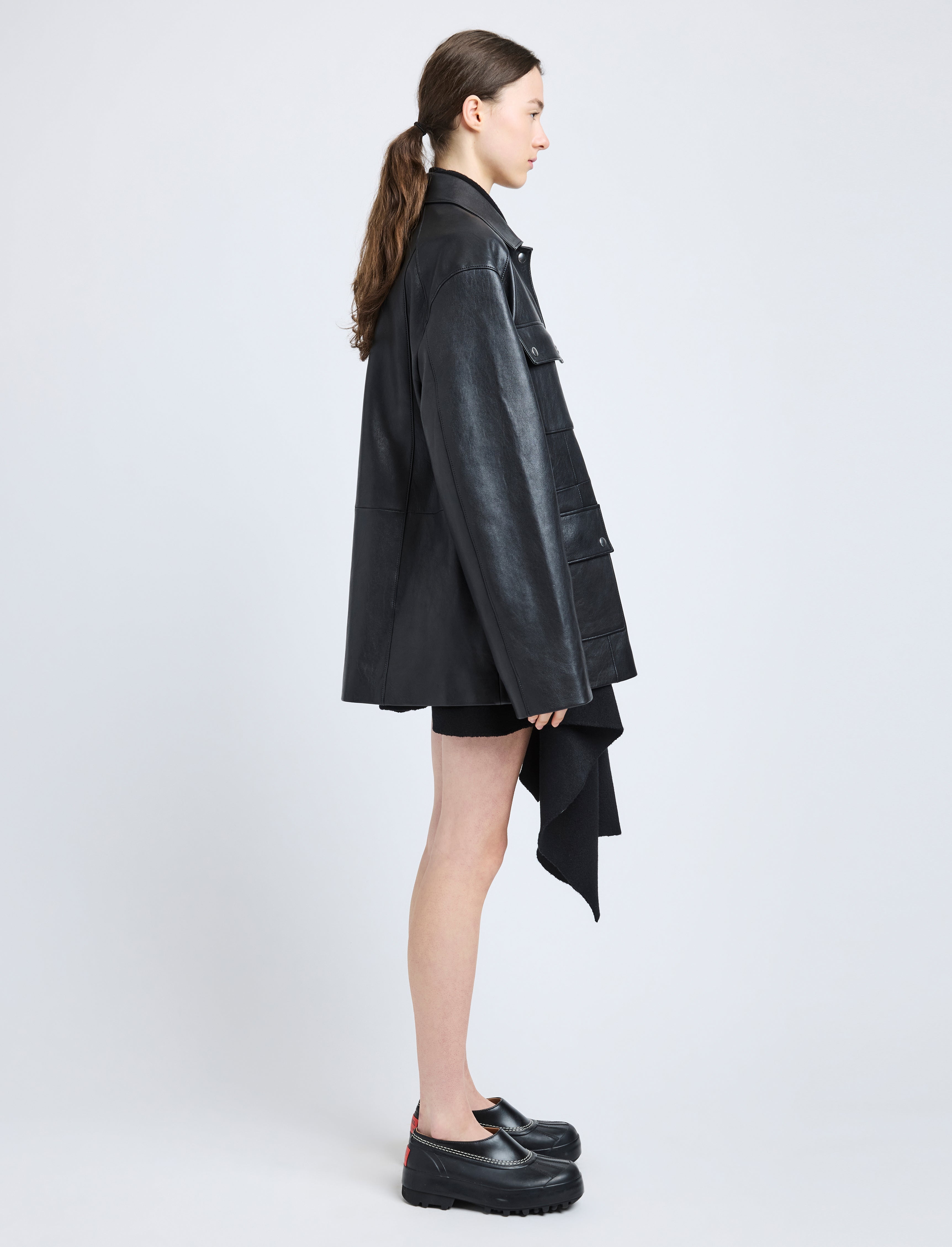 Brice Jacket in Grainy Leather - 4