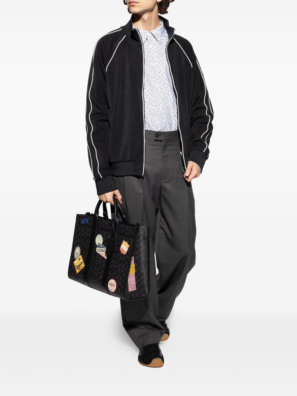 geometric-pattern shirt - 2
