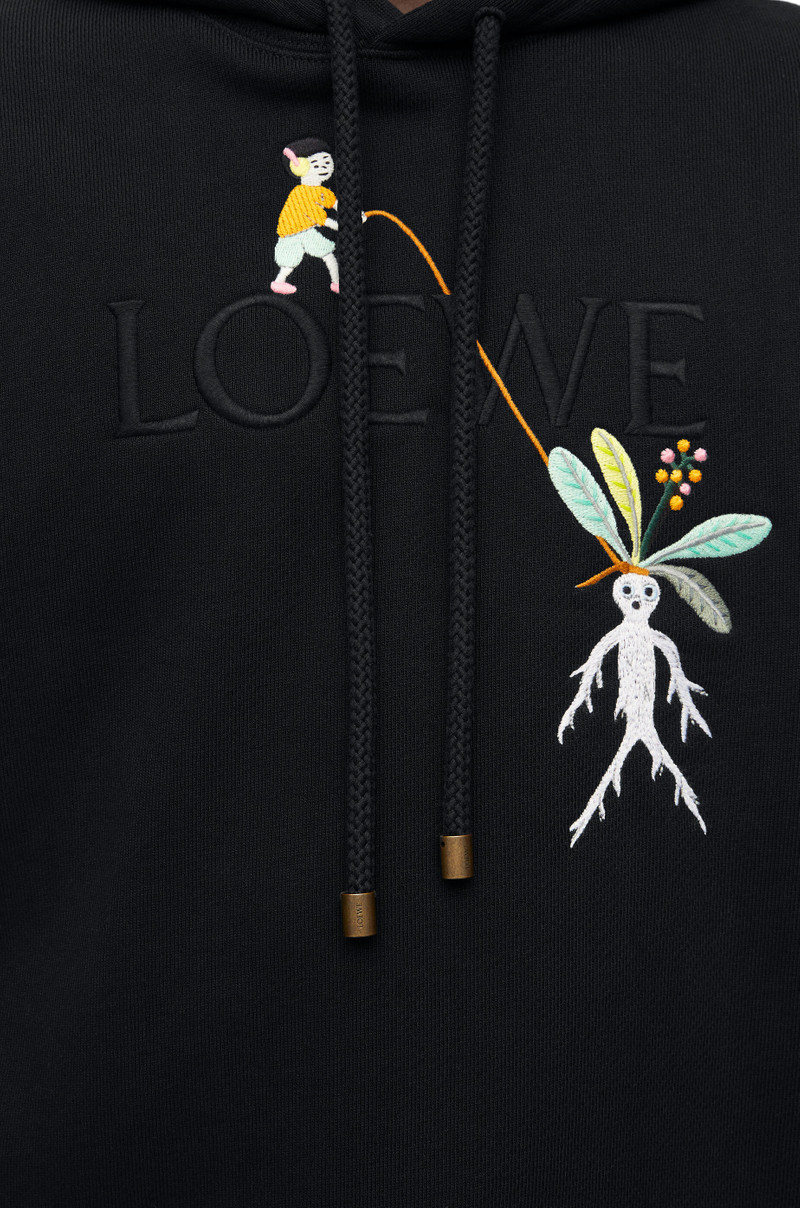 Relaxed fit hoodie in cotton 5