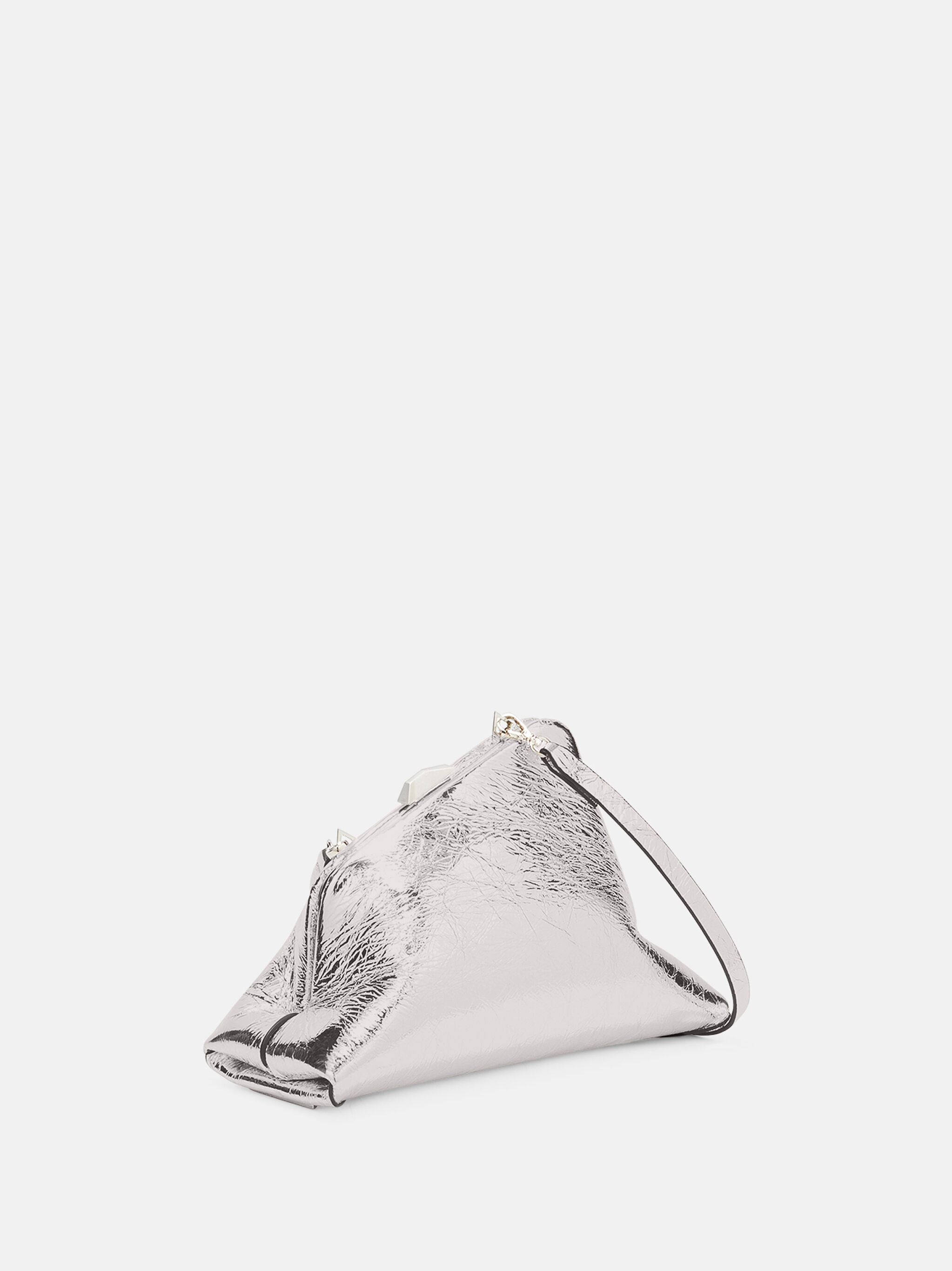 ''DAY OFF  SMALL'' SILVER CLUTCH - 3