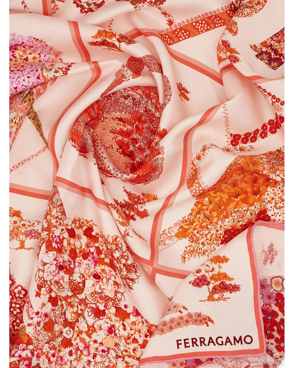 Patchwork Silk Scarf - 2