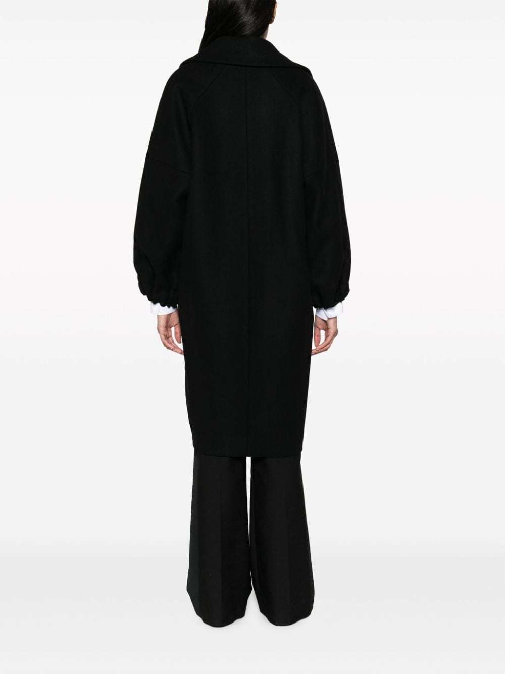 Elliptic wool-blend coat - 4
