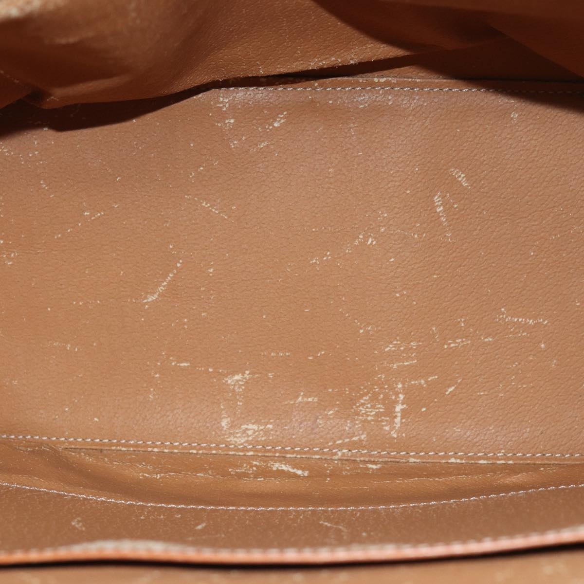 CELINE Macadam Canvas Hand Bag Pvc Brown - 11