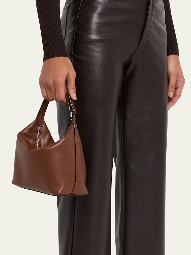 Valextra Mochi Top-Handle Sublime Leather Mini Bag outlook