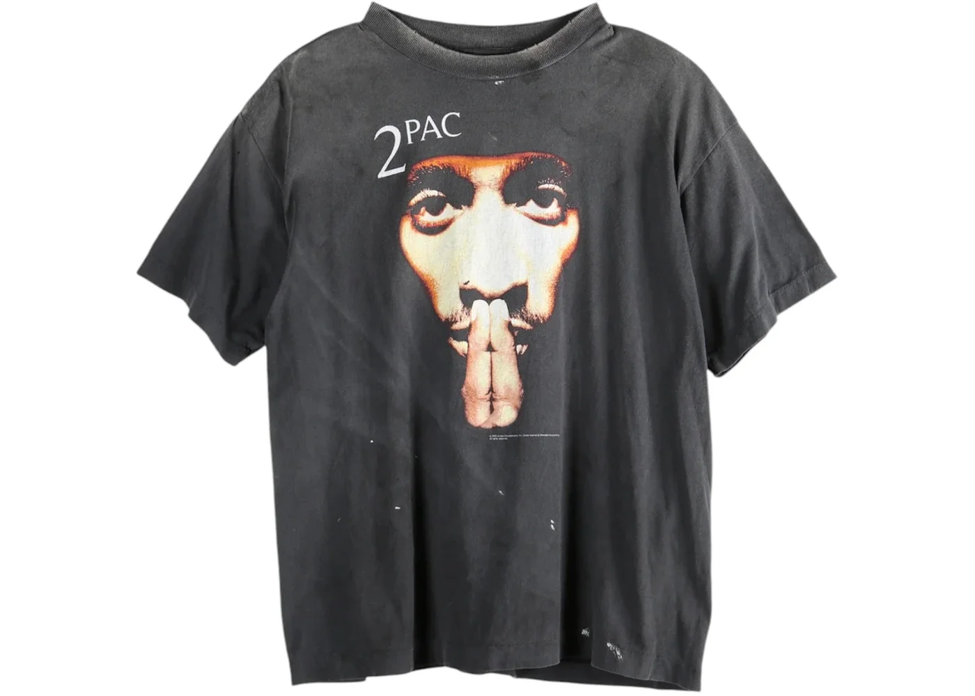 Saint Mxxxxxx 2Pac S/S Tee Black - 1