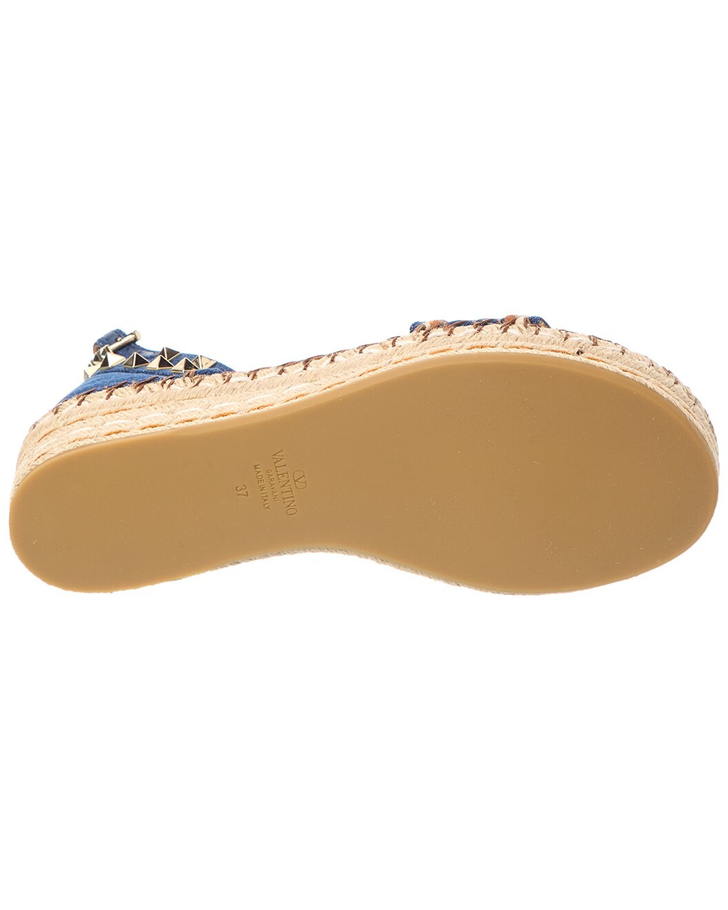 Valentino VLogo 55 Denim Espadrille - 4