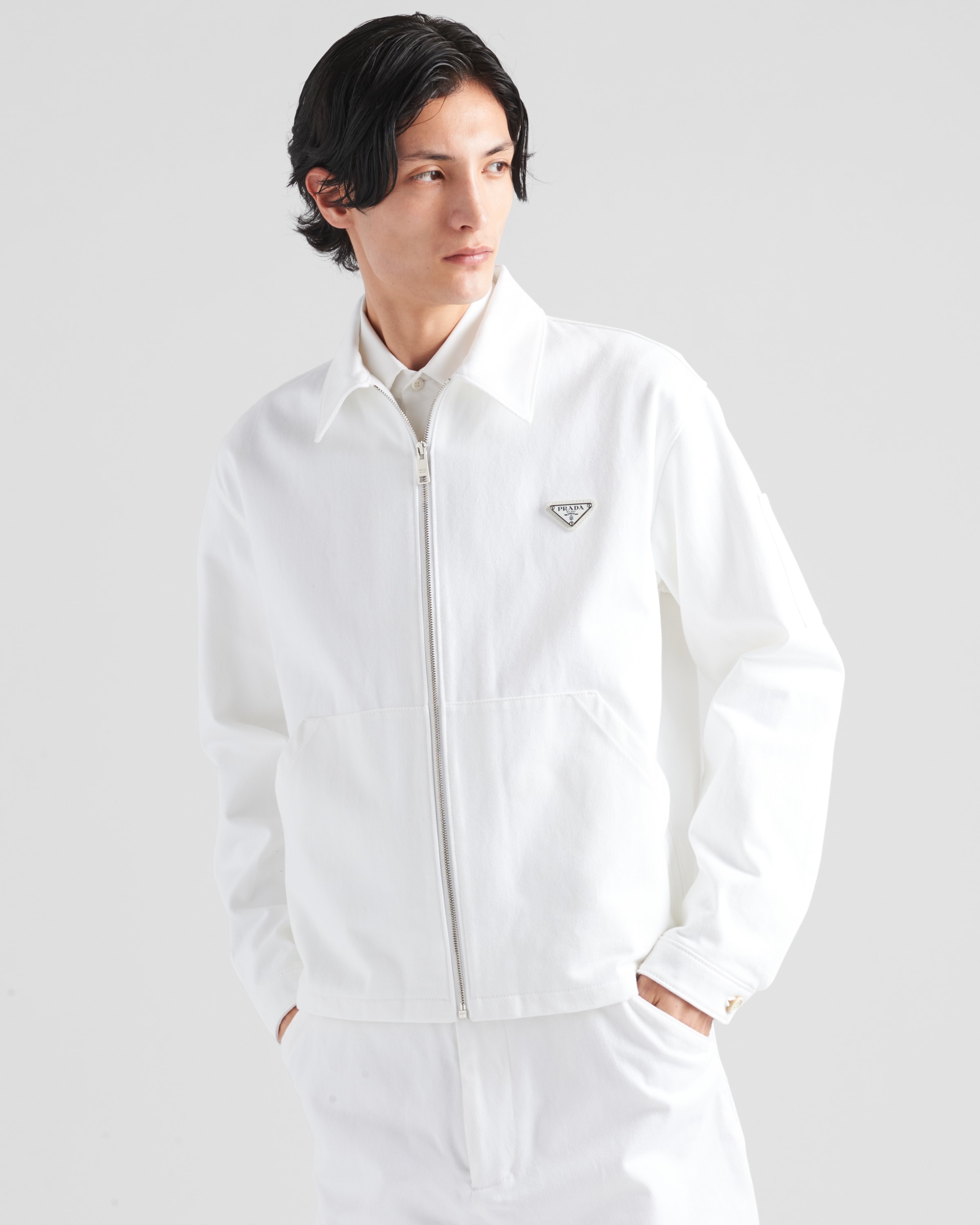 Bull denim blouson jacket - 3