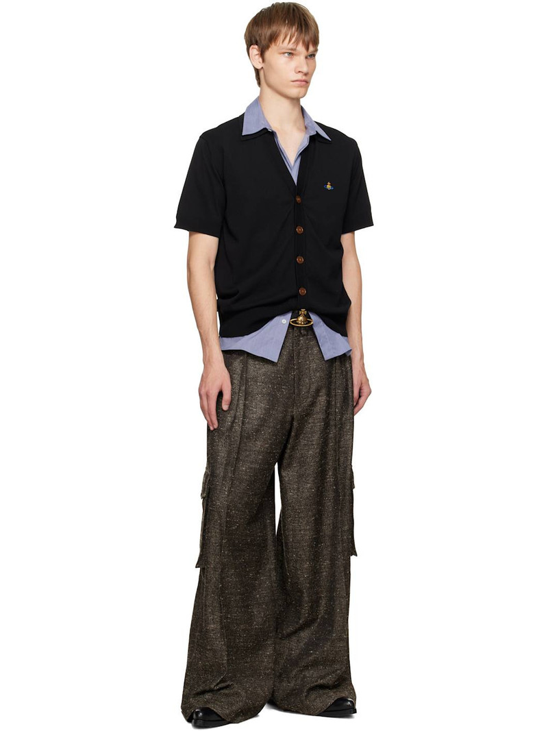 Vivienne Westwood Black Orb Buckle Belt outlook