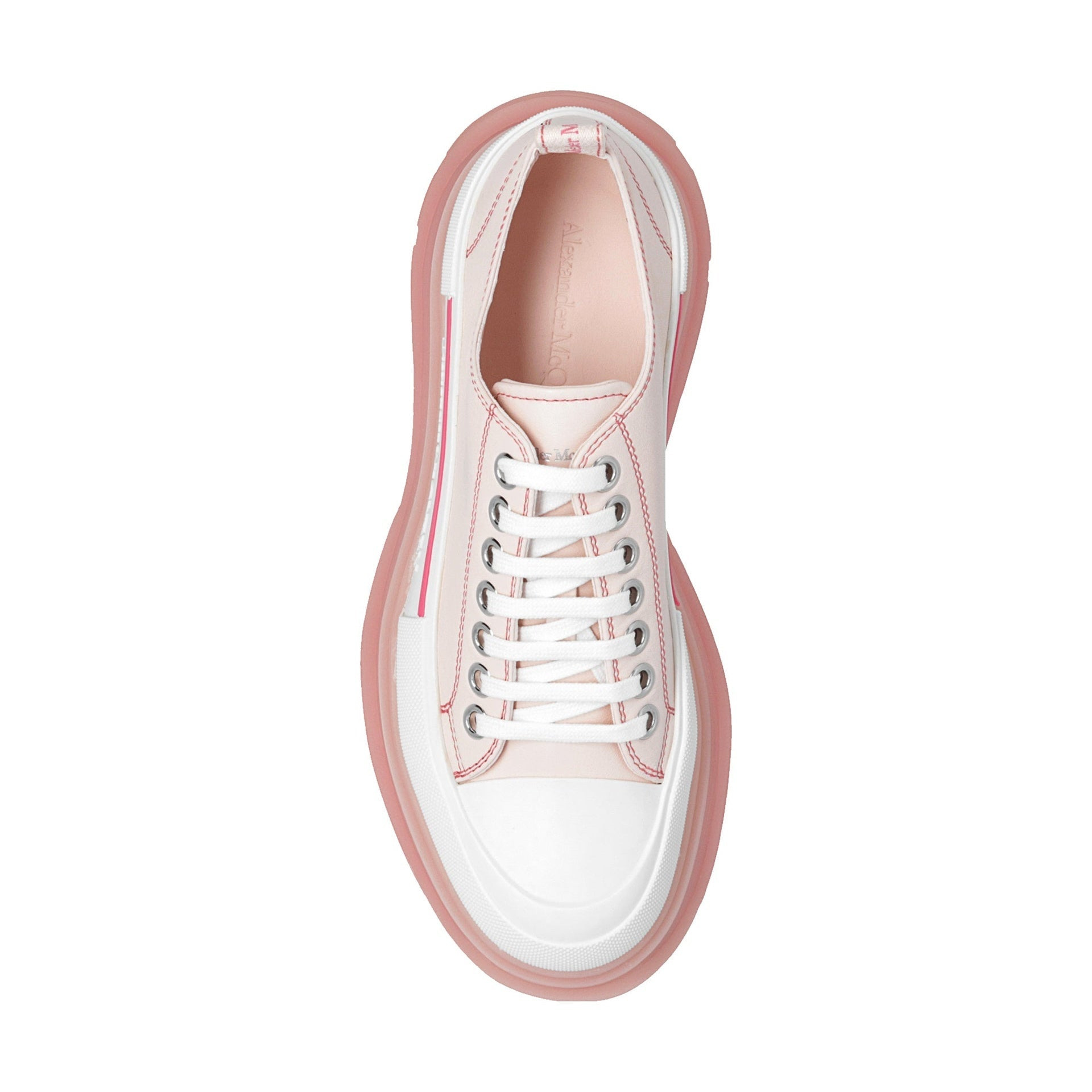 Alexander Mcqueen Tread Slik Leather Sneakers Women - 4