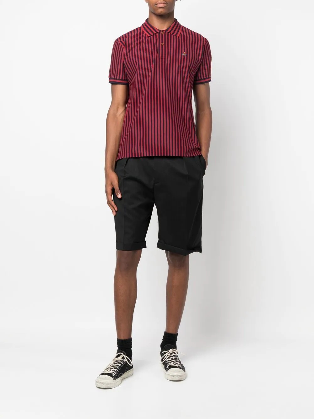 striped Orb polo shirt - 2