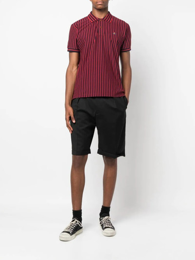 Vivienne Westwood striped Orb polo shirt outlook