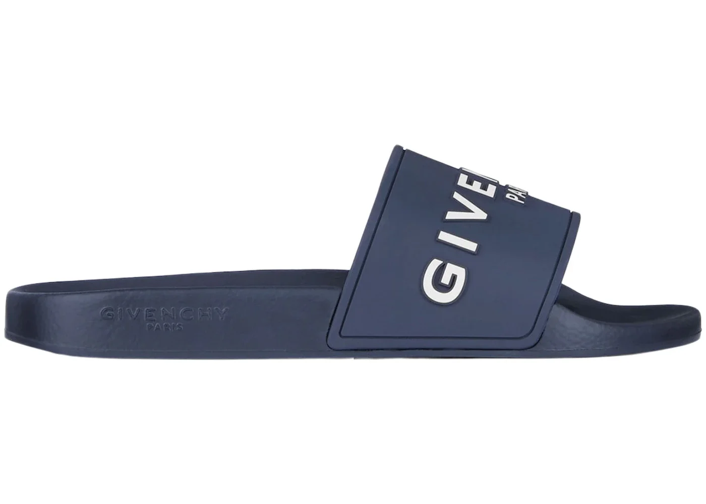 Givenchy Flat Sandals Steel Blue White - 1