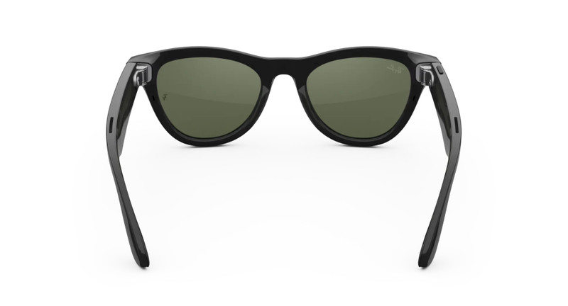Ray-Ban Meta Skyler (Gen 1), Shiny Black / G15 Green, Standard 4