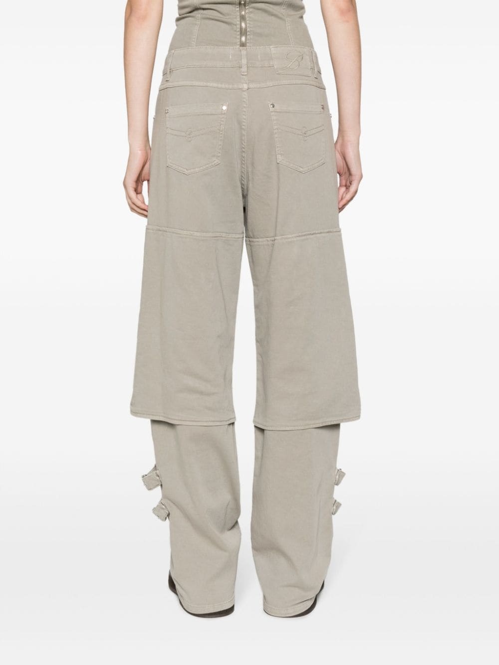 buckle-detail boyfriend jeans - 4