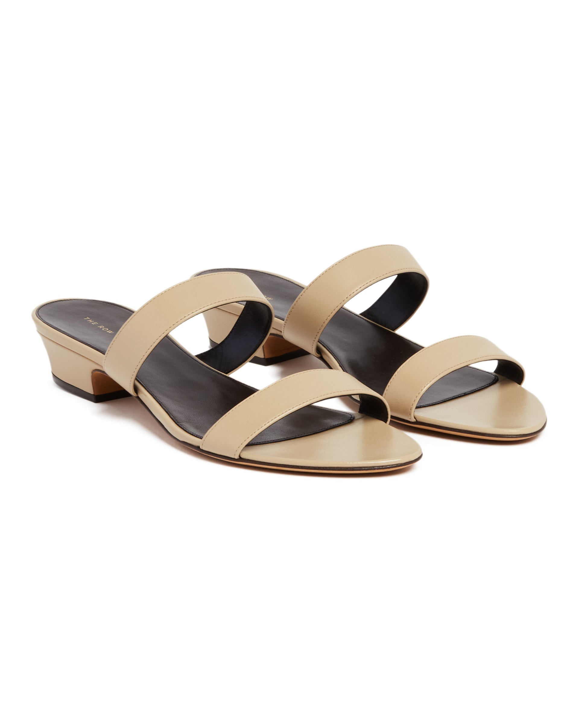 Beige Double Strap Sandals - 3