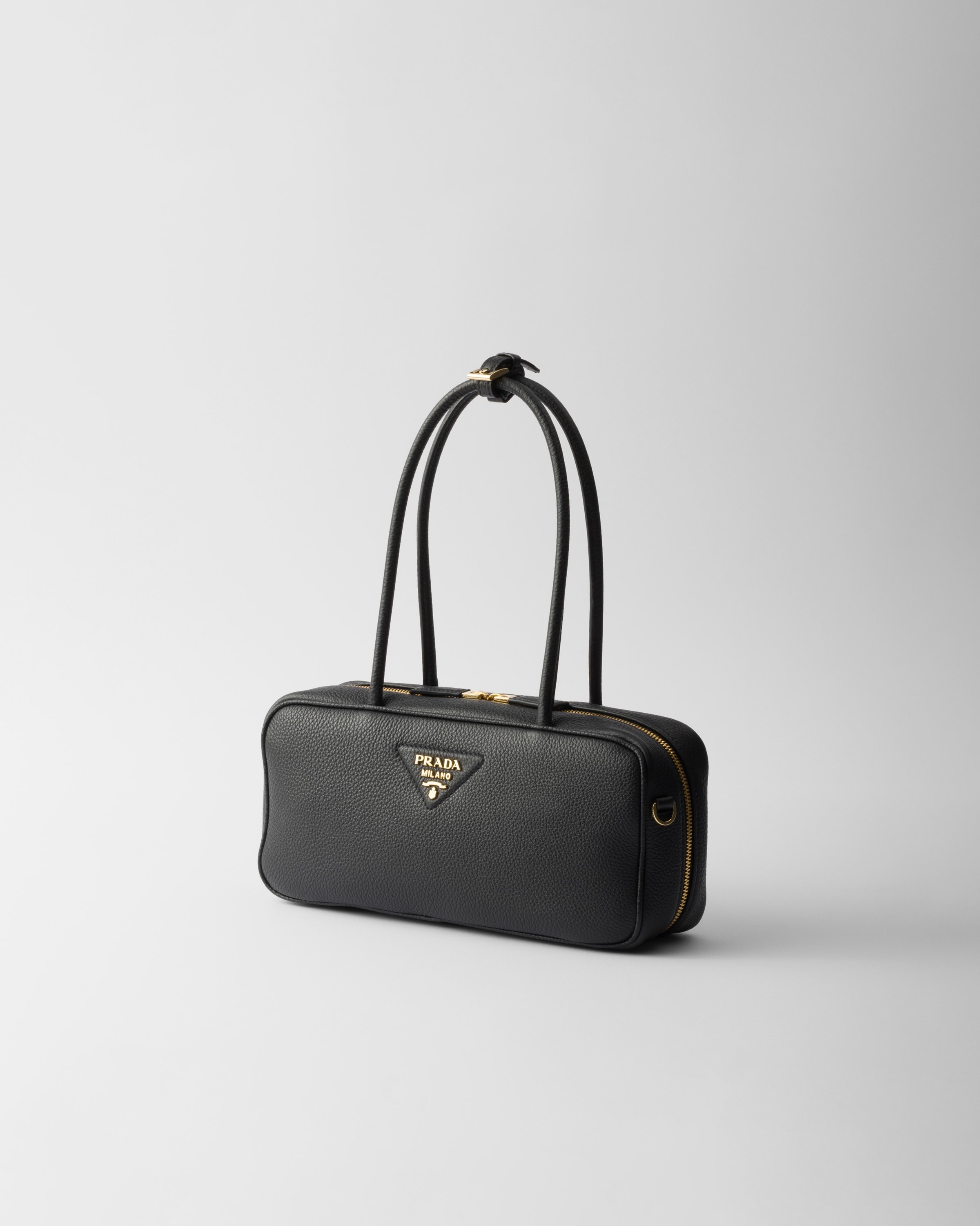 Medium leather top-handle bag - 2