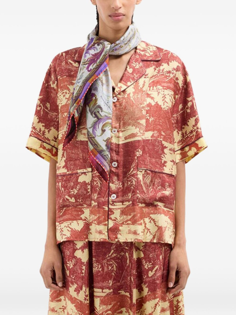 floral-pattern scarf 5
