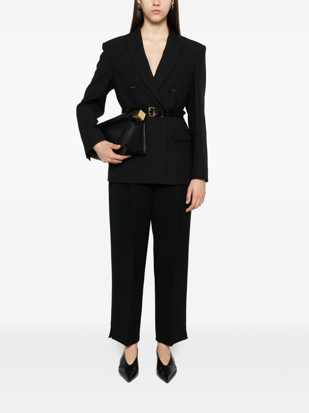 pleat-detailed trousers - 2