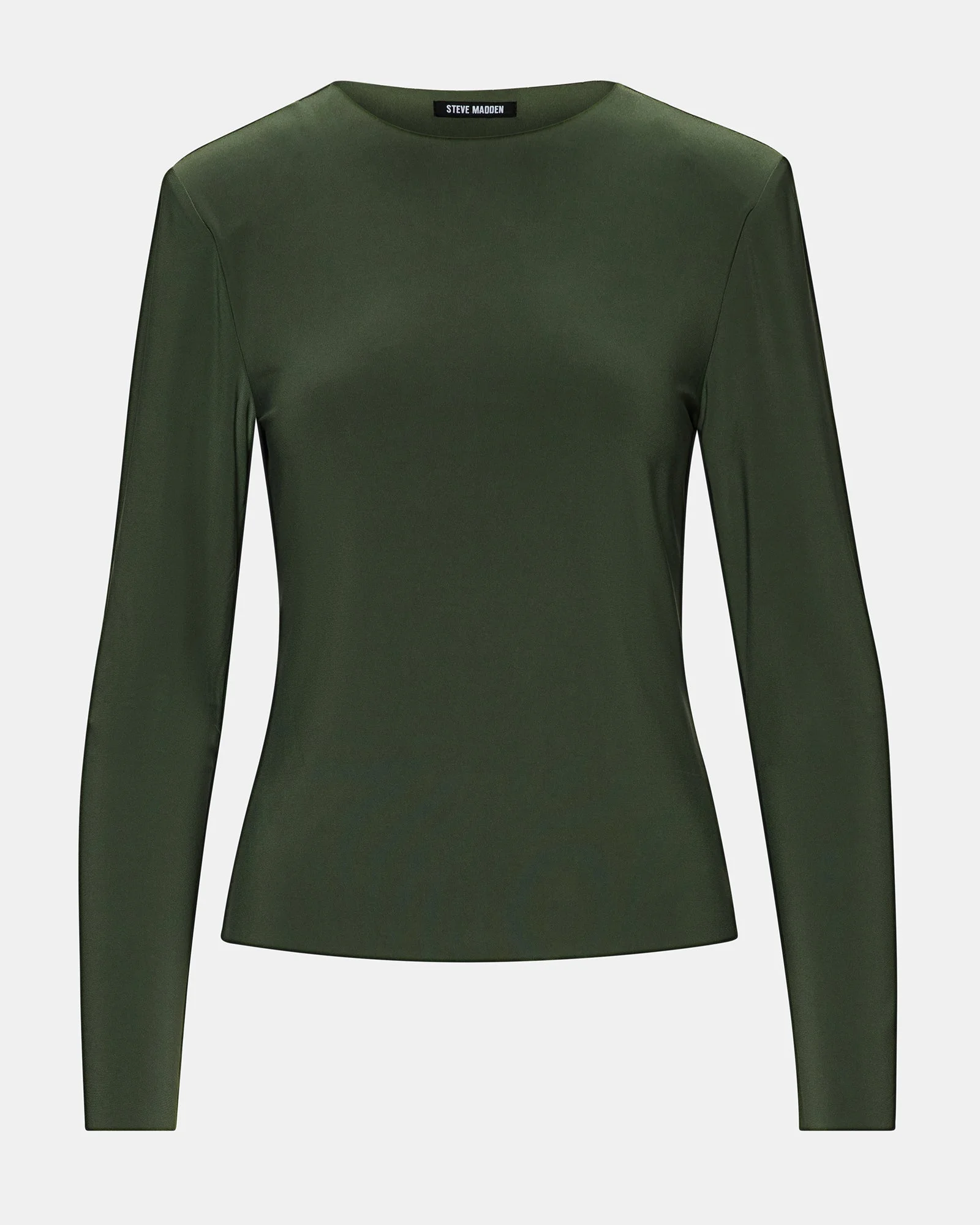 SELINE KNIT TOP DARK OLIVE - 1