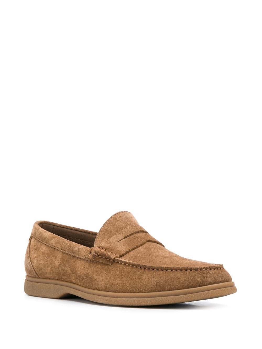 suede penny loafers - 2