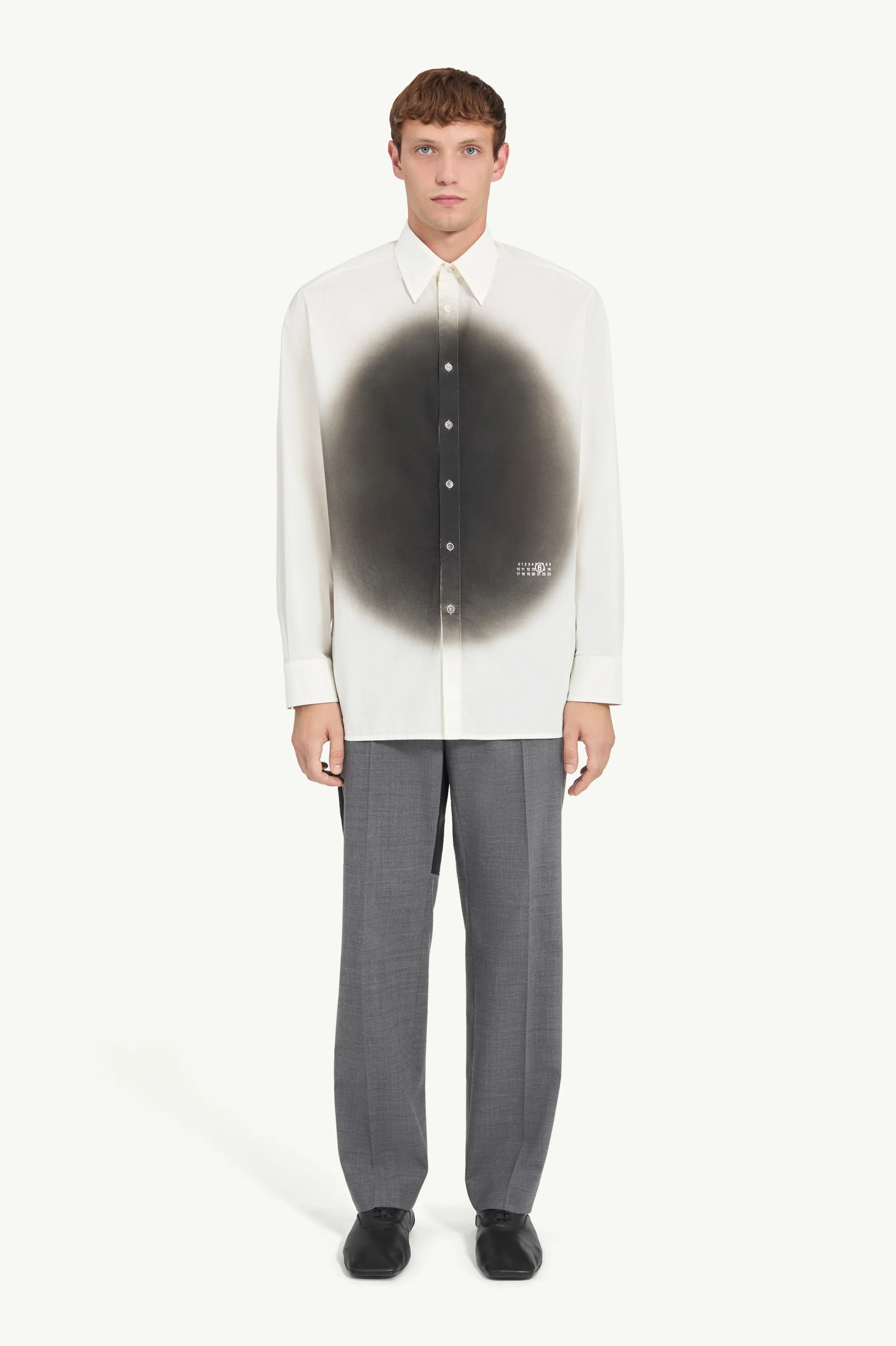 Spray print shirt - 1