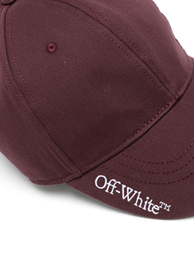 Off-White embroidered-logo six-panel cap outlook