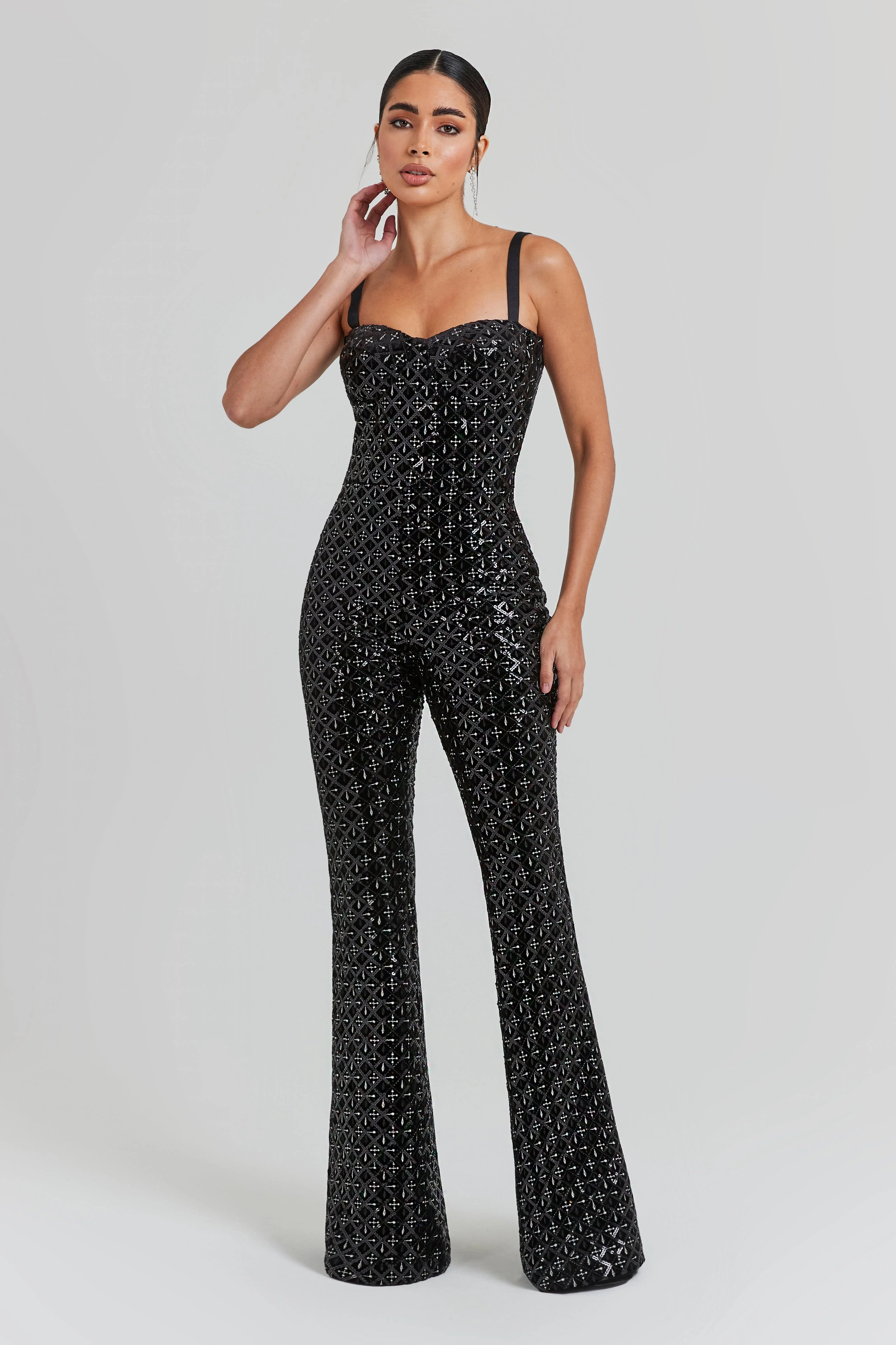 HAILEY Black Jumpsuit - 1