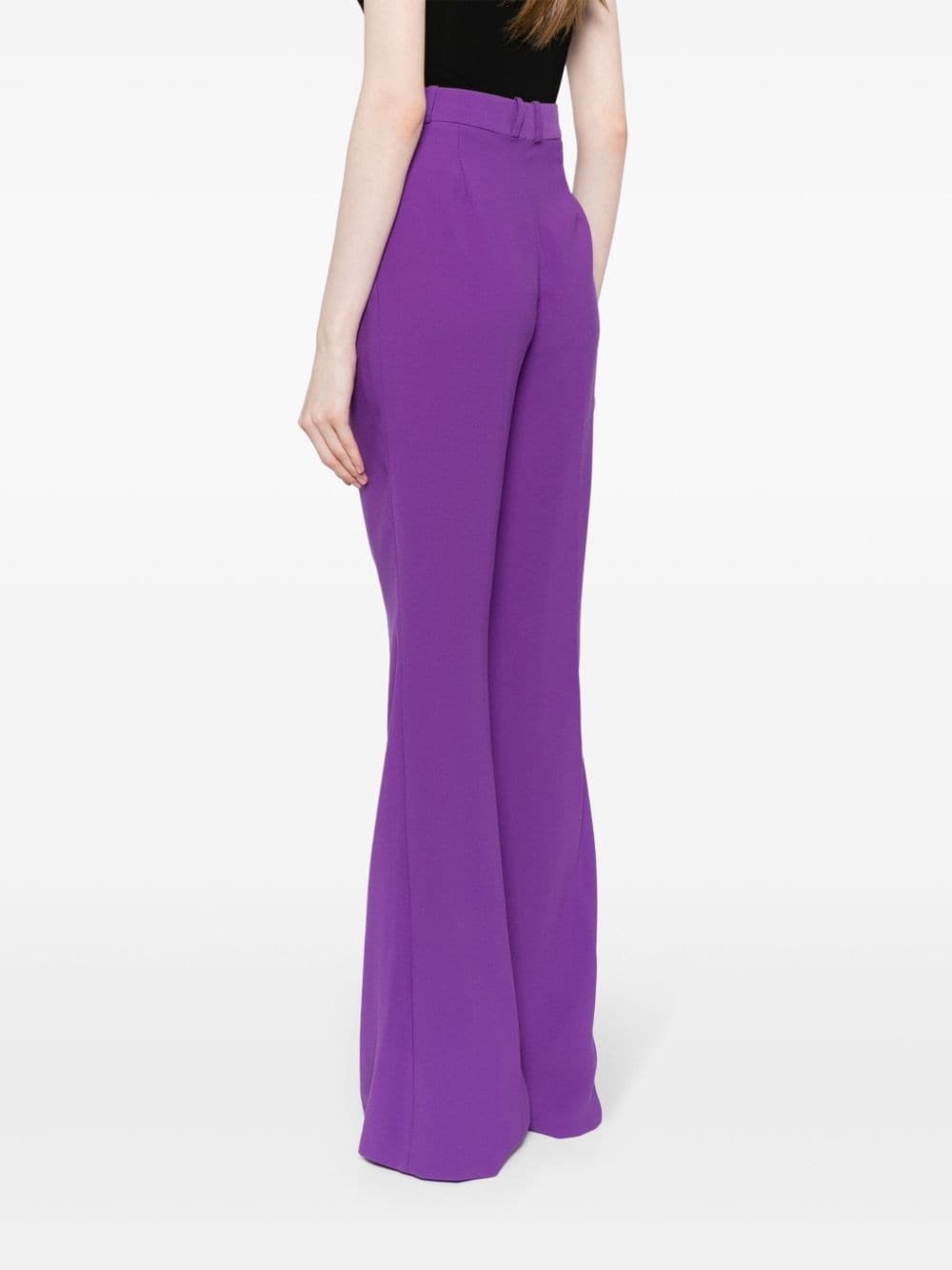 wide-leg tailored trousers - 4