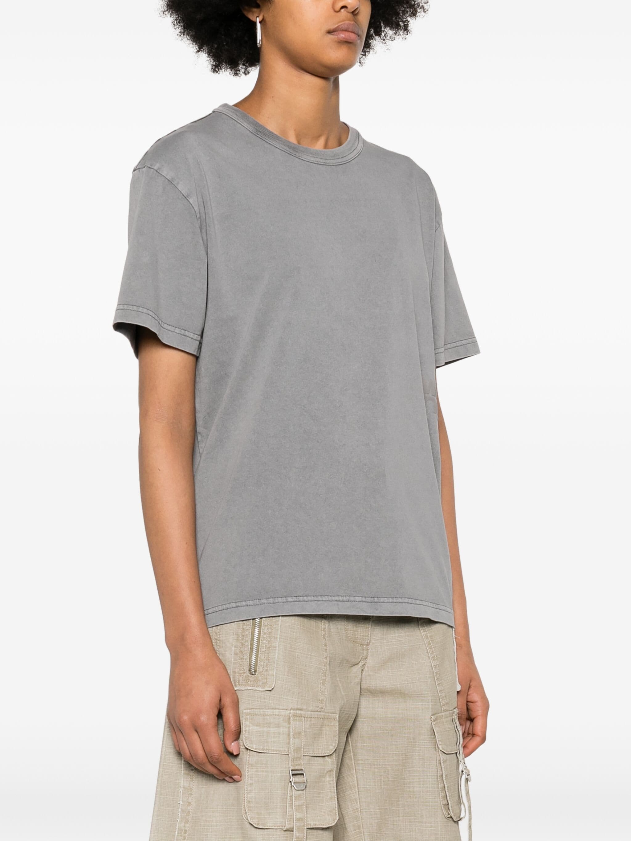 ALEXANDER WANG Women W/ Puff Logo & Bound Neck Essential Jsy Ss Tee - 1