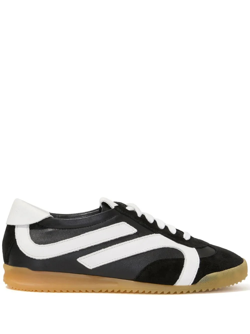Track Sneaker in Black/White - 1