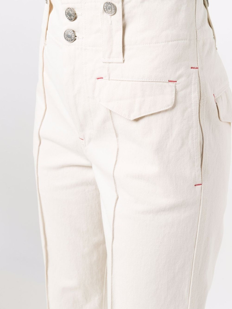 high-rise straight-leg trousers 5