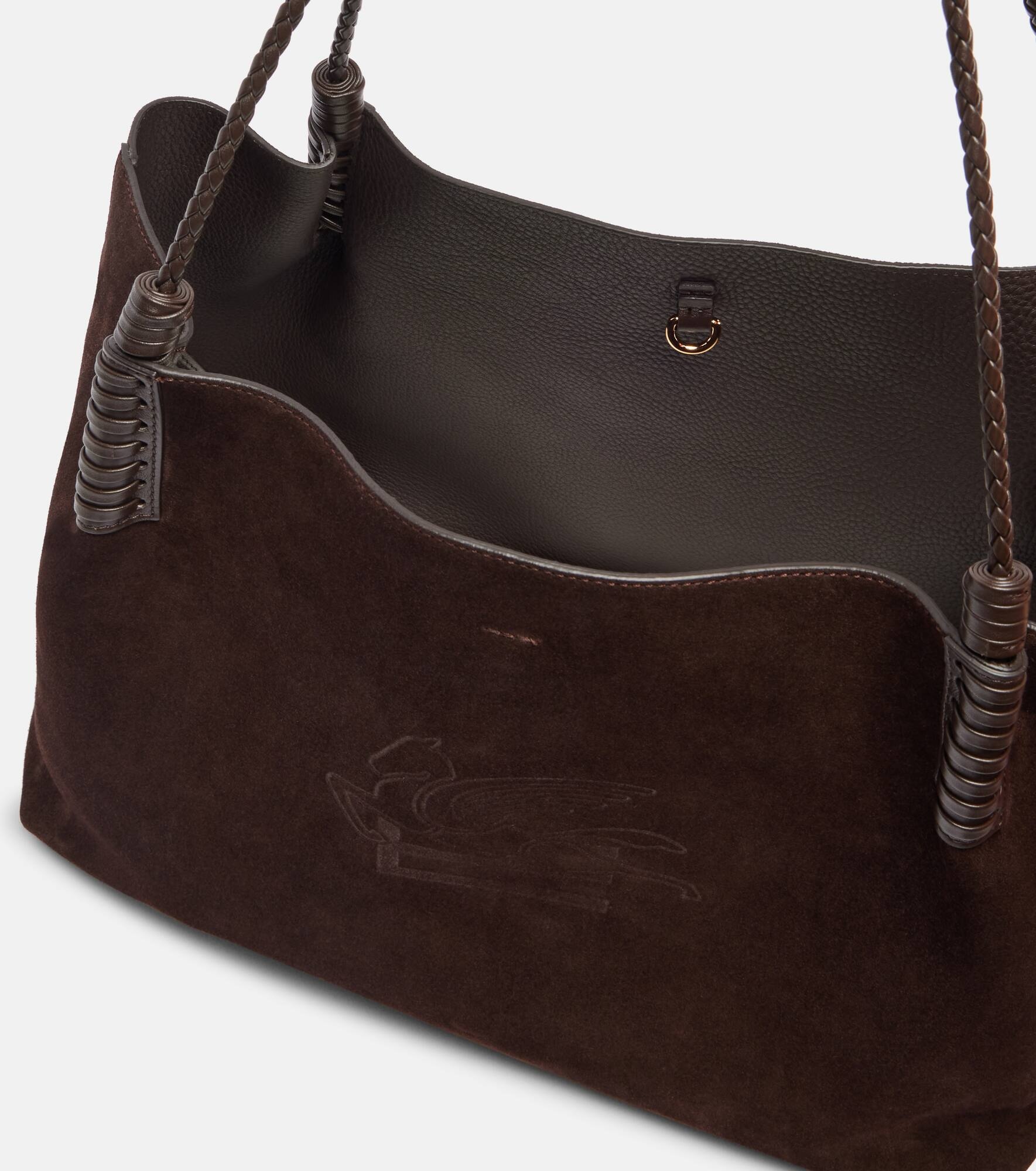 Libra Medium suede tote bag - 3